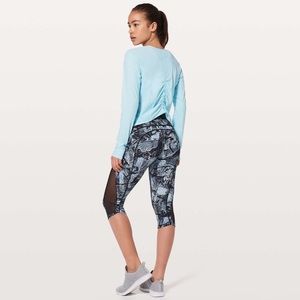 lululemon athletica Light Blue Long Sleeve Top